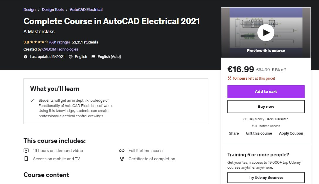 كورس AutoCAD Electrical